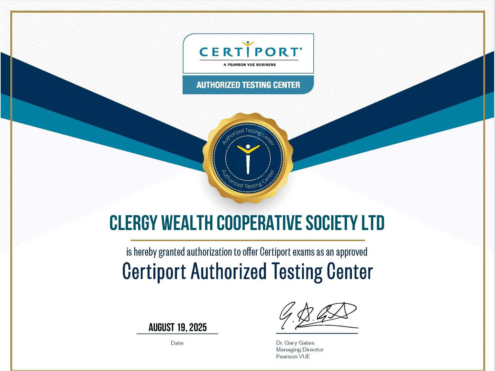 Certiport Certificate